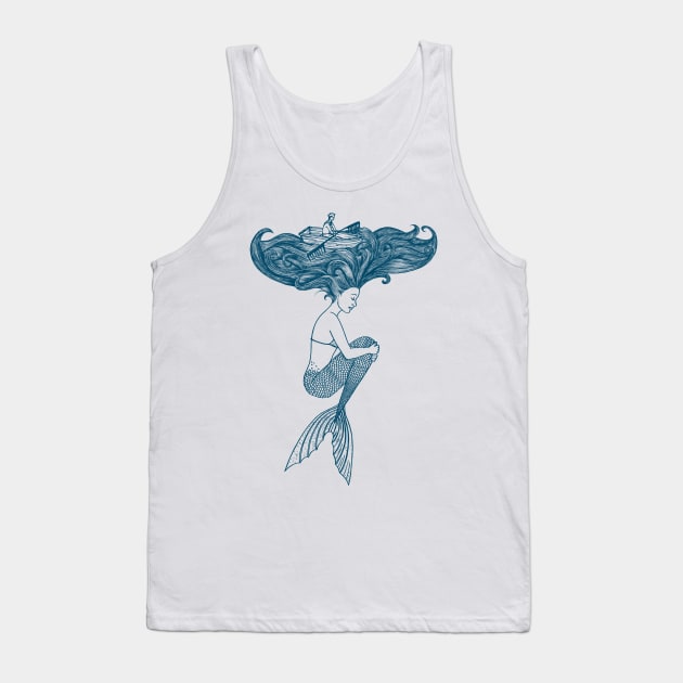 Mermaid Tank Top by coffeeman